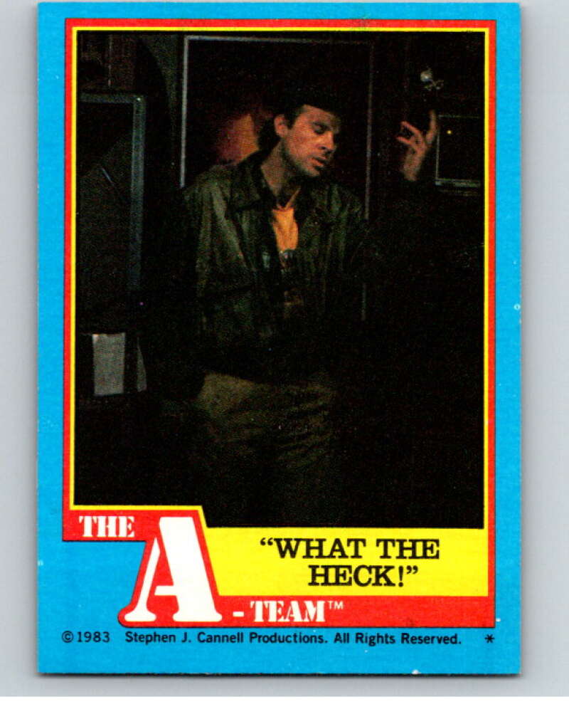 1983 Topps A-Team  #18 What the Heck   V69771 Image 1