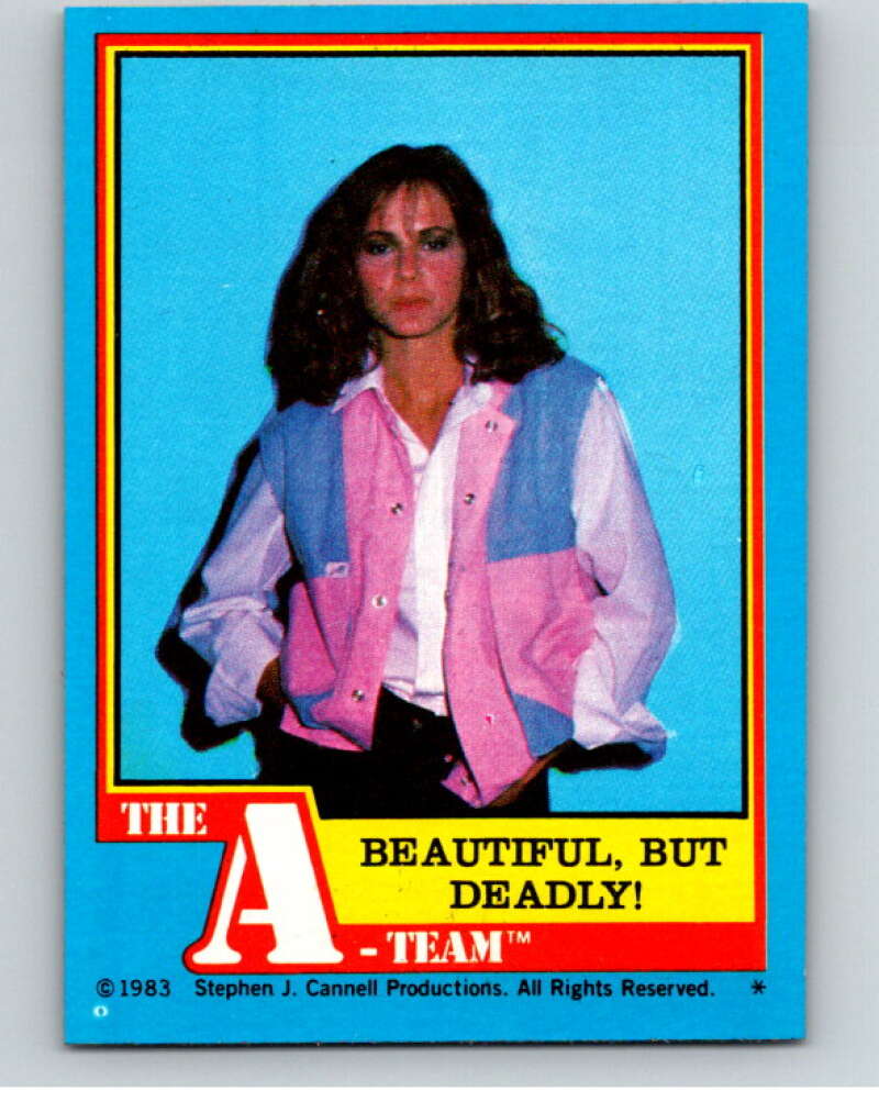 1983 Topps A-Team  #21 Beautiful, But Deadly   V69774 Image 1