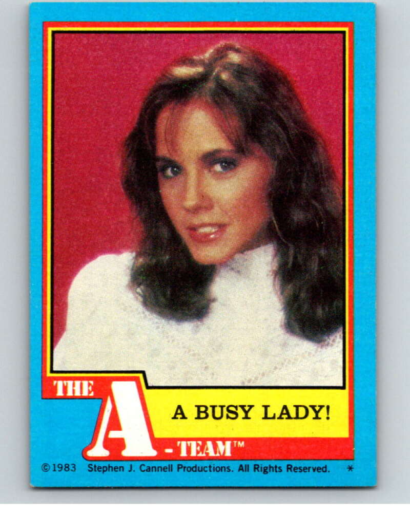 1983 Topps A-Team  #23 A Busy Lady   V69777 Image 1