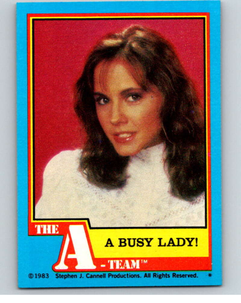 1983 Topps A-Team  #23 A Busy Lady   V69778 Image 1