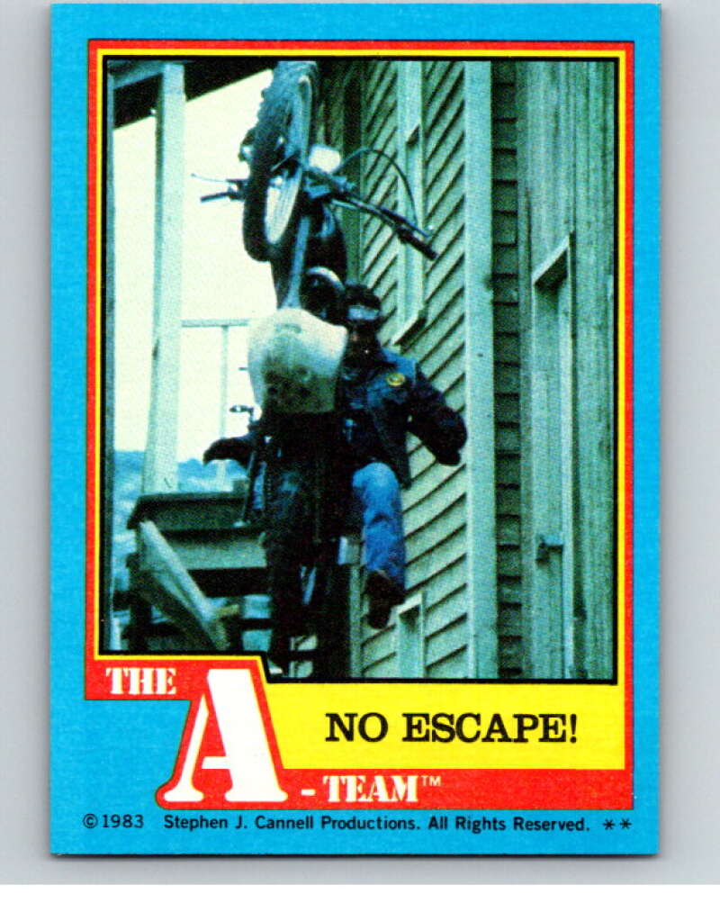 1983 Topps A-Team  #34 No Escape   V69786 Image 1