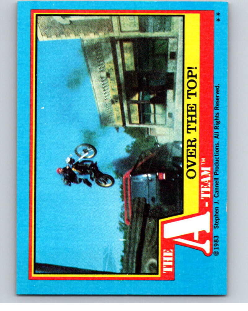 1983 Topps A-Team  #37 Over the Top   V69789 Image 1