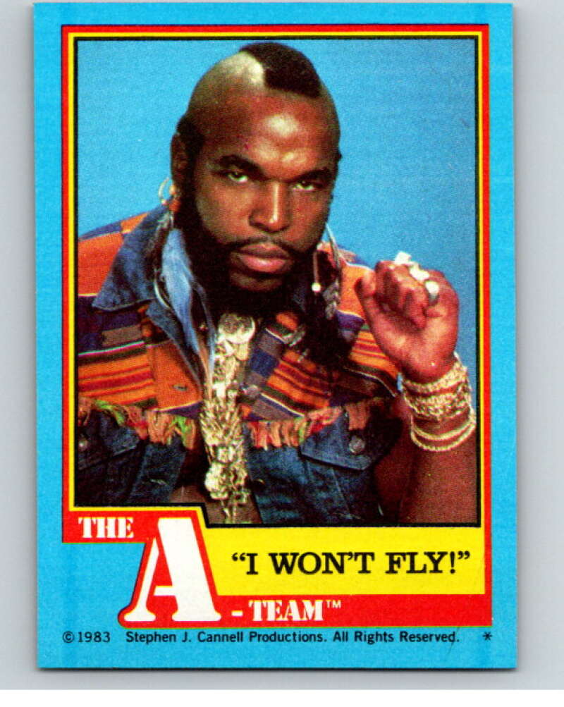 1983 Topps A-Team  #41 I Won't Fly   V69791 Image 1