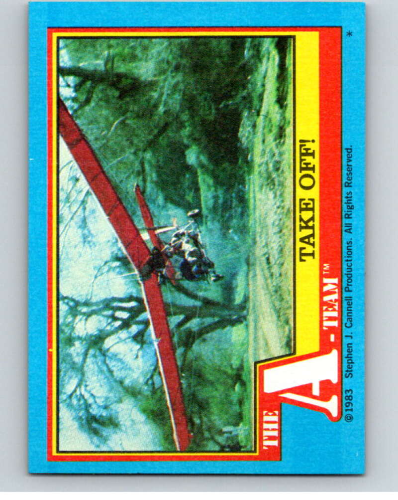 1983 Topps A-Team  #42 Take Off   V69793 Image 1