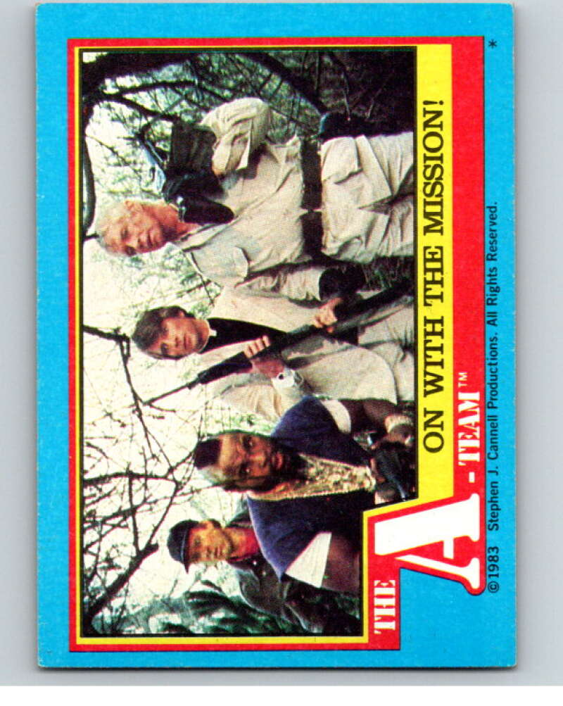 1983 Topps A-Team  #48 On with the Mission   V69797 Image 1