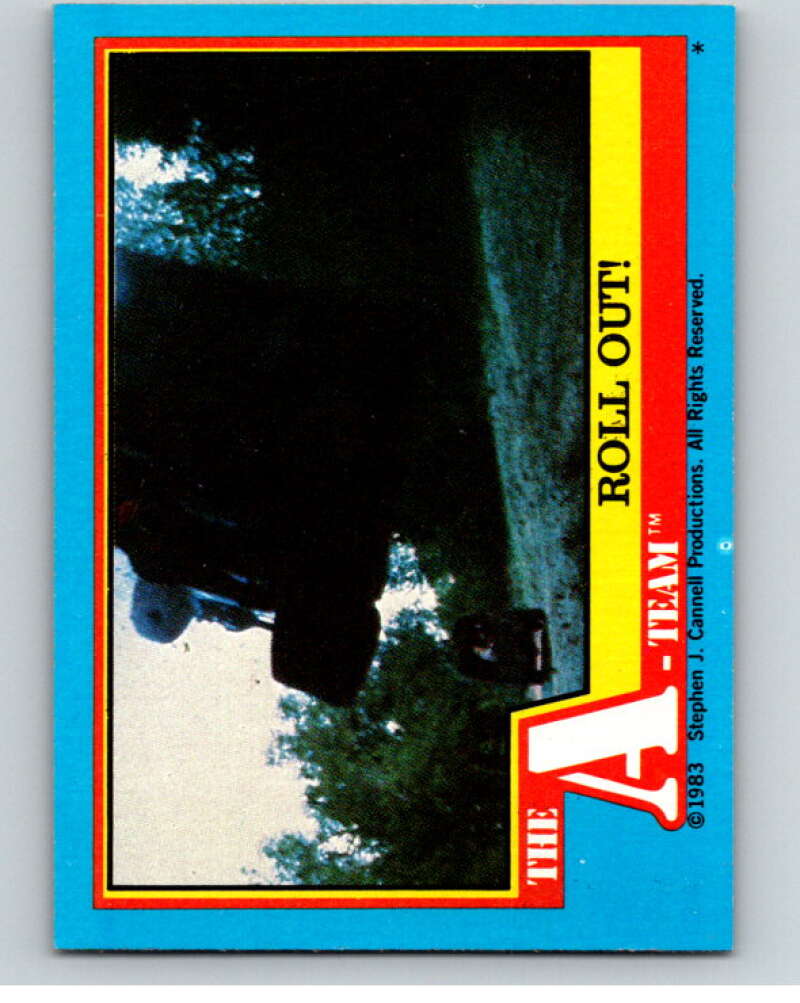 1983 Topps A-Team  #53 Roll Out   V69801 Image 1