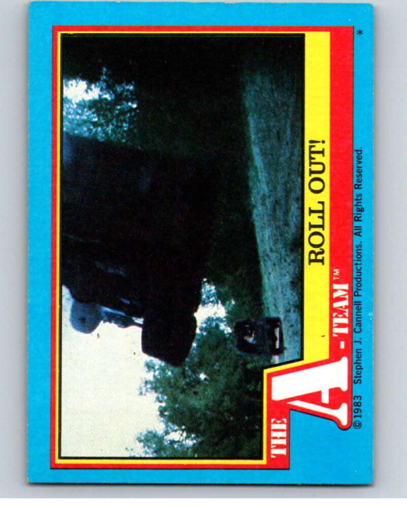 1983 Topps A-Team  #53 Roll Out   V69802 Image 1