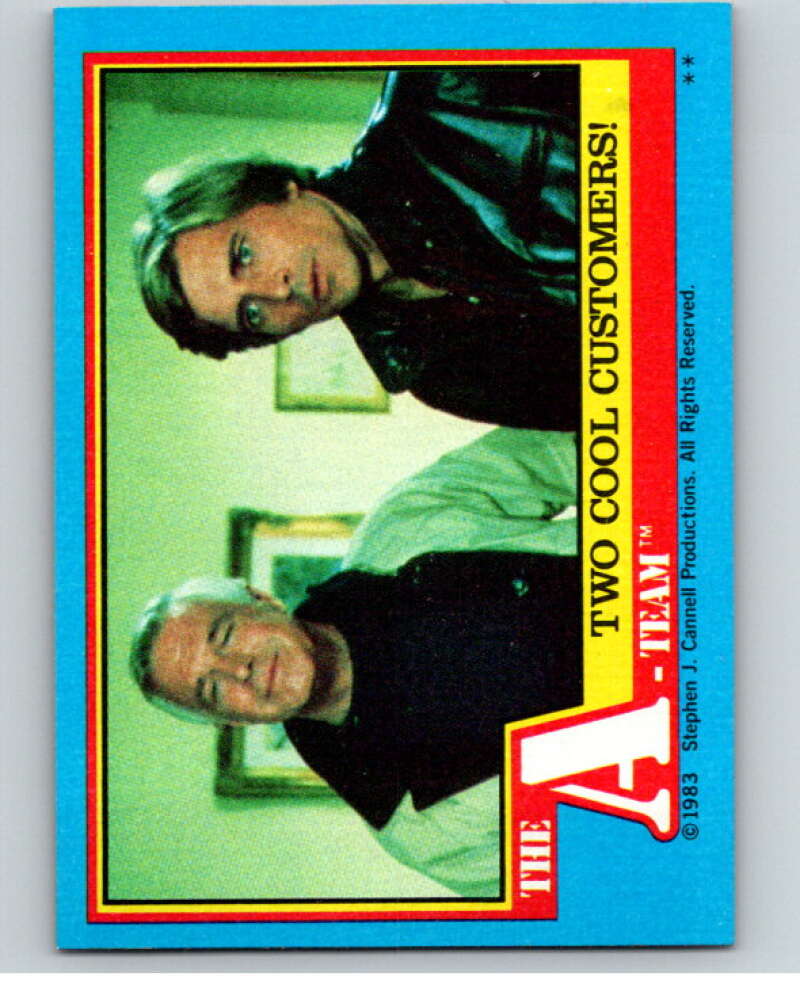 1983 Topps A-Team  #63 Two Cool Customers   V69809 Image 1