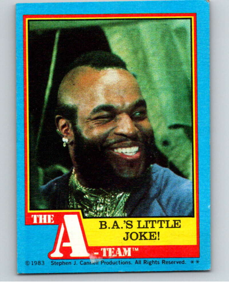 1983 Topps A-Team  #64 B.A.'s Little Joke   V69810 Image 1