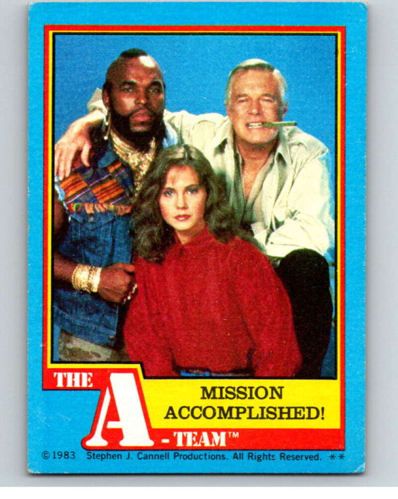 1983 Topps A-Team  #65 Mission Accomplished   V69811 Image 1
