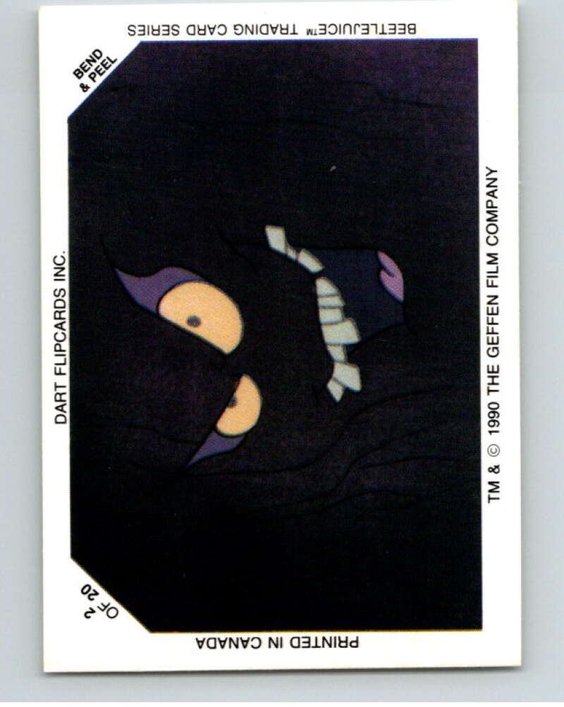 1990 Beetlejuice Glow-in-the-Dark Stickers #2 Beetlejuice V69818 Image 1