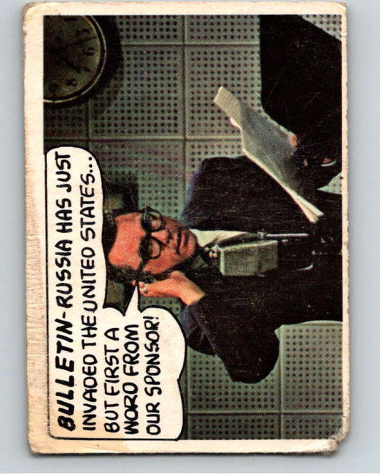 1968 Topps Rowan and Martin's Laugh-In #7 Bulletin Russia..  V69832 Image 1