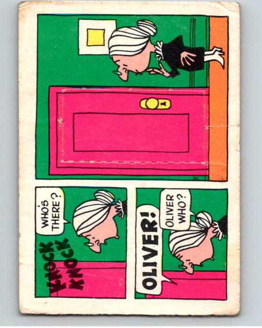 1968 Topps  Laugh-In Punch Outs  #35 Oliver   V69882 Image 1