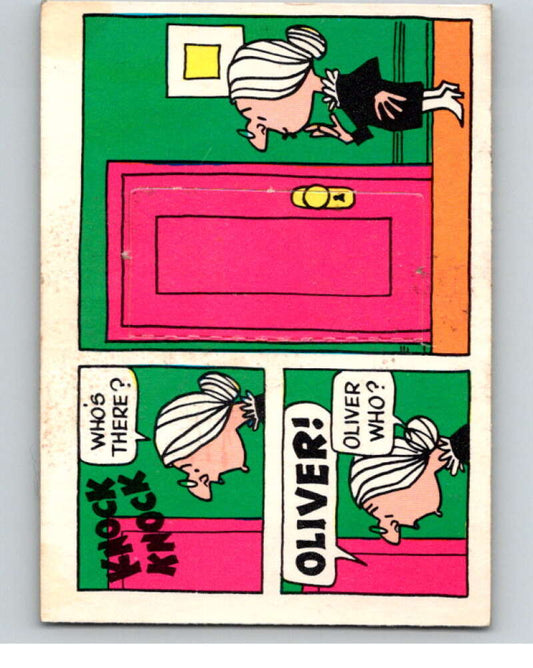 1968 Topps  Laugh-In Punch Outs  #35 Oliver   V69883 Image 1