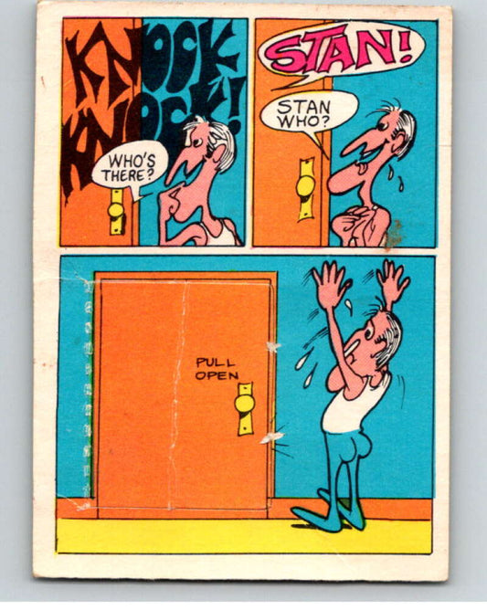 1968 Topps  Laugh-In Punch Outs  #37 Stan   V69885 Image 1