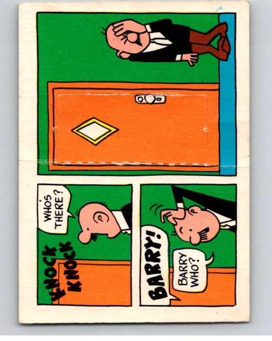 1968 Topps  Laugh-In Punch Outs  #40 Barry   V69887 Image 1