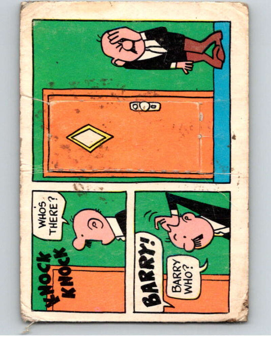 1968 Topps  Laugh-In Punch Outs  #40 Barry   V69888 Image 1