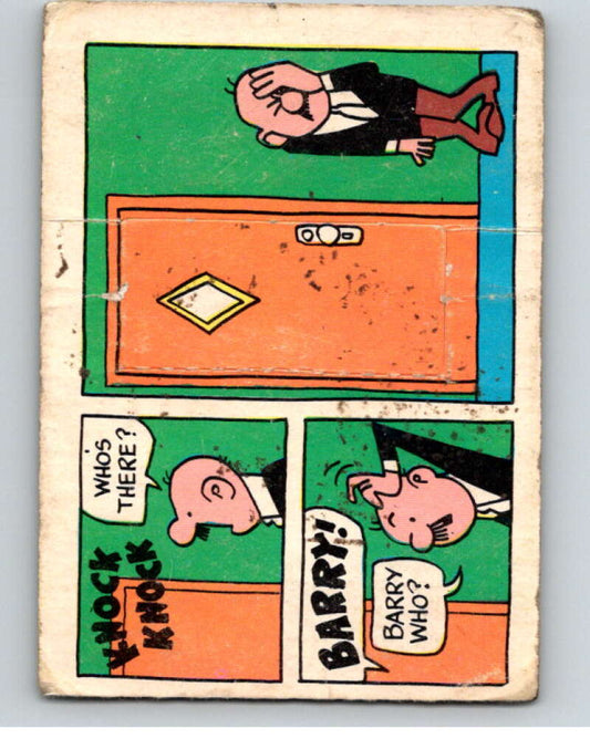 1968 Topps  Laugh-In Punch Outs  #40 Barry   V69889 Image 1