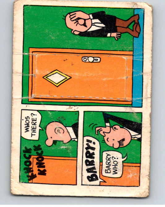 1968 Topps  Laugh-In Punch Outs  #40 Barry   V69890 Image 1