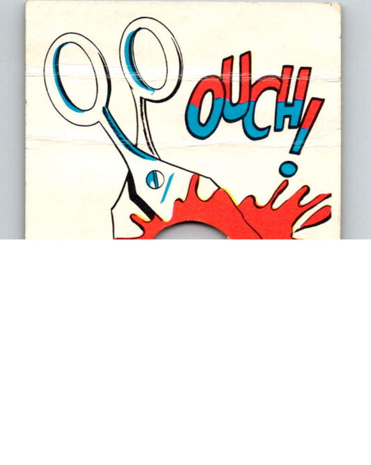1968 Topps  Laugh-In Punch Outs  #61 Ouch   V69900 Image 1