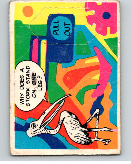 1968 Topps  Laugh-In Punch Outs  #66 Why does a..  V69906 Image 1