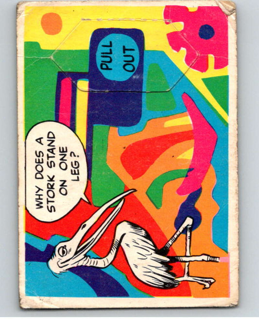 1968 Topps  Laugh-In Punch Outs  #66 Why does a..  V69907 Image 1