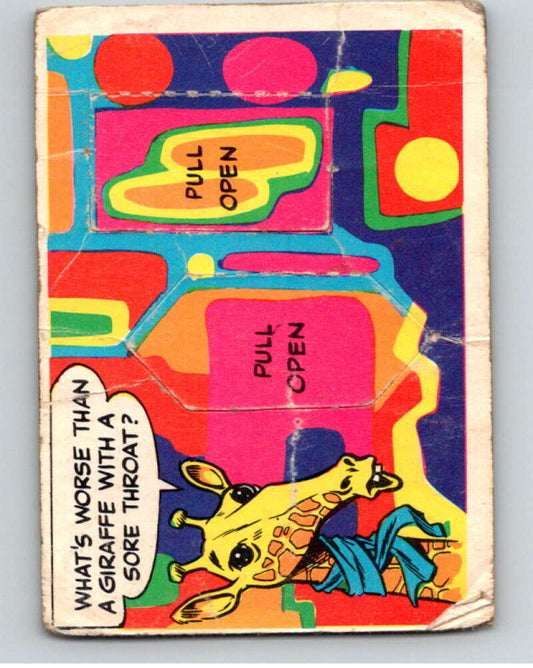 1968 Topps  Laugh-In Punch Outs  #68 What's worse than..  V69912 Image 1