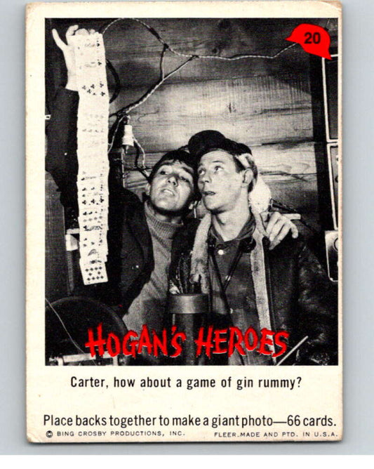1965 Fleer Hogan's Heroes #20 Carter/how about a..  V69925 Image 1
