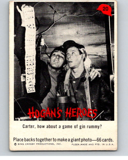 1965 Fleer Hogan's Heroes #20 Carter/how about a..  V69926 Image 1