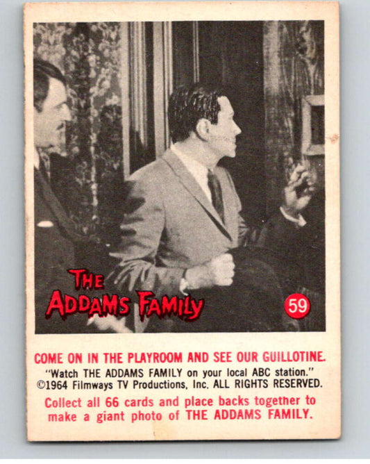 1964 Donruss The Addams Family #59 Come on in the Playroom..  V69938 Image 1