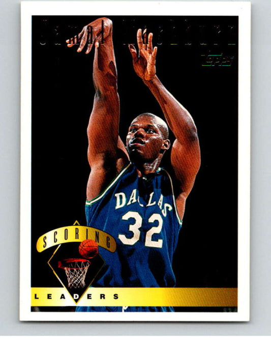 1995-96 Topps NBA #10 Jamal Mashburn LL  Dallas Mavericks  V69977 Image 1