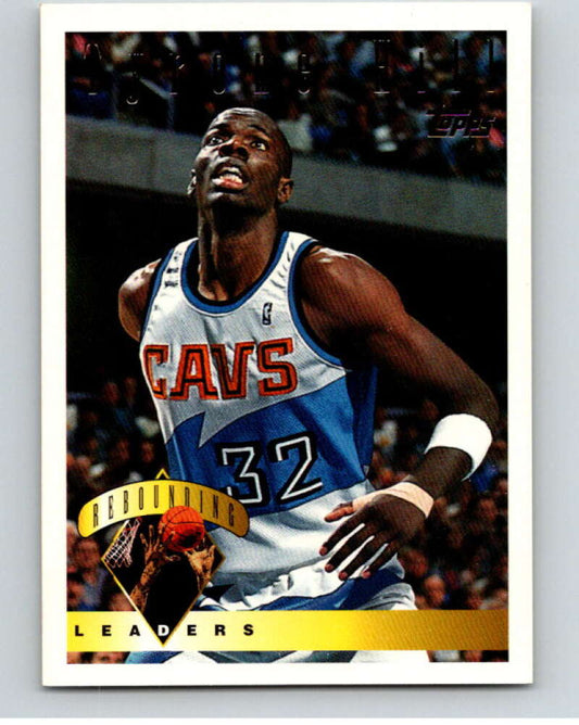 1995-96 Topps NBA #15 Tyrone Hill LL  Cleveland Cavaliers  V69984 Image 1