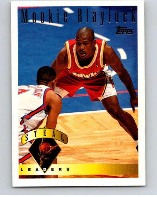 1995-96 Topps NBA #22 Mookie Blaylock LL  Atlanta Hawks  V69991 Image 1