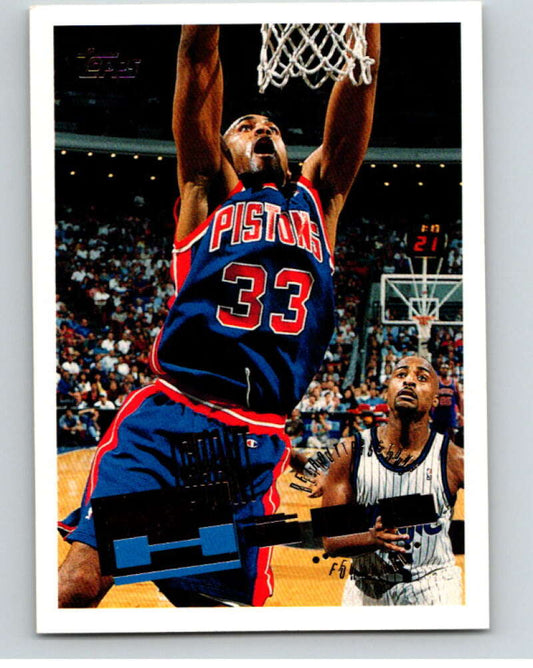1995-96 Topps NBA #33 Grant Hill  Detroit Pistons  V70020 Image 1