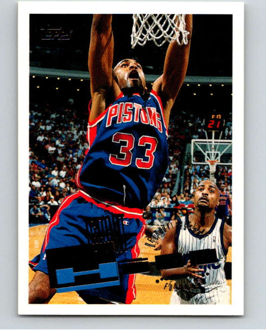 1995-96 Topps NBA #33 Grant Hill  Detroit Pistons  V70022 Image 1