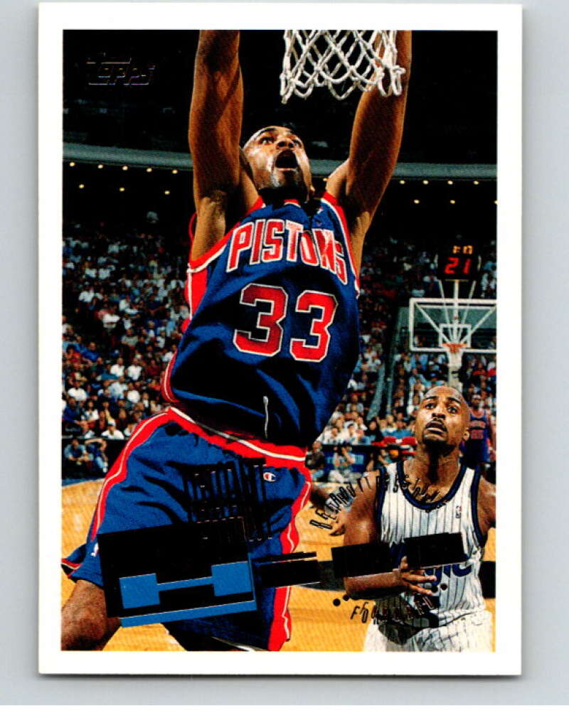 1995-96 Topps NBA #33 Grant Hill  Detroit Pistons  V70022 Image 1