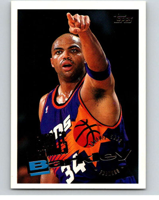 1995-96 Topps NBA #34 Charles Barkley  Phoenix Suns  V70024 Image 1