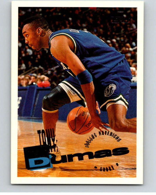 1995-96 Topps NBA #38 Tony Dumas  Dallas Mavericks  V70031 Image 1