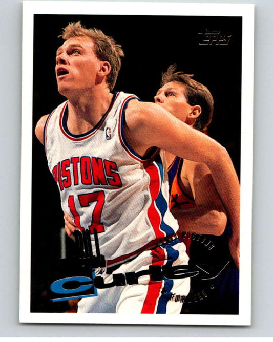 1995-96 Topps NBA #56 Bill Curley  Detroit Pistons  V70055 Image 1