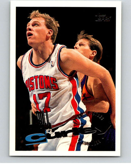 1995-96 Topps NBA #56 Bill Curley  Detroit Pistons  V70056 Image 1