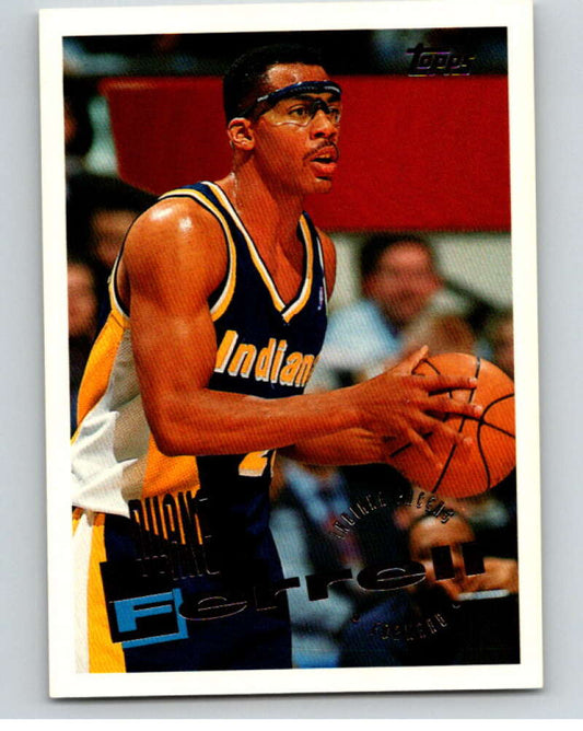 1995-96 Topps NBA #61 Duane Ferrell  Indiana Pacers  V70066 Image 1