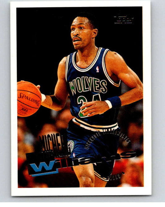 1995-96 Topps NBA #66 Micheal Williams  Minnesota Timberwolves  V70075 Image 1