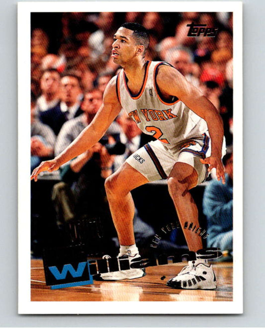 1995-96 Topps NBA #76 Monty Williams  New York Knicks  V70091 Image 1