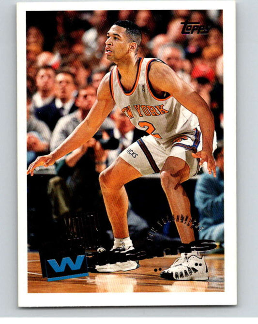 1995-96 Topps NBA #76 Monty Williams  New York Knicks  V70093 Image 1