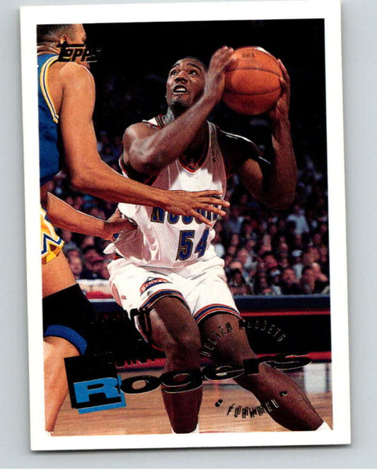 1995-96 Topps NBA #78 Rodney Rogers  Denver Nuggets  V70095 Image 1