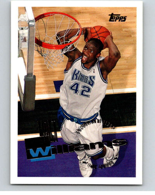 1995-96 Topps NBA #81 Walt Williams  Sacramento Kings  V70105 Image 1