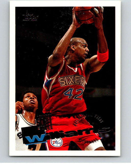 1995-96 Topps NBA #82 Scott Williams  Philadelphia 76ers  V70108 Image 1