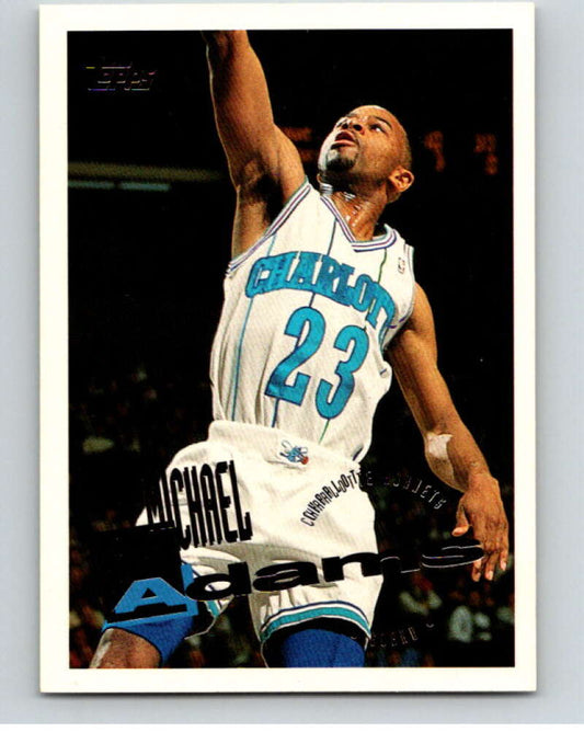 1995-96 Topps NBA #83 Michael Adams  Charlotte Hornets  V70109 Image 1