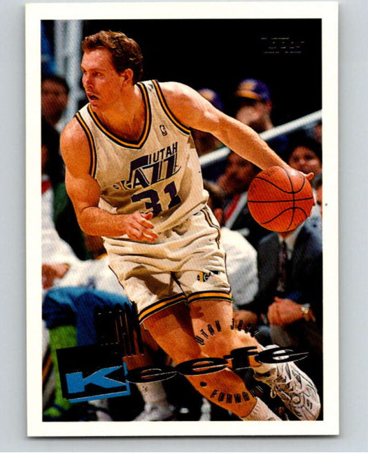 1995-96 Topps NBA #87 Adam Keefe  Utah Jazz  V70117 Image 1