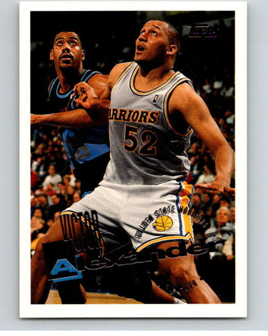 1995-96 Topps NBA #94 Victor Alexander  Golden State Warriors  V70132 Image 1